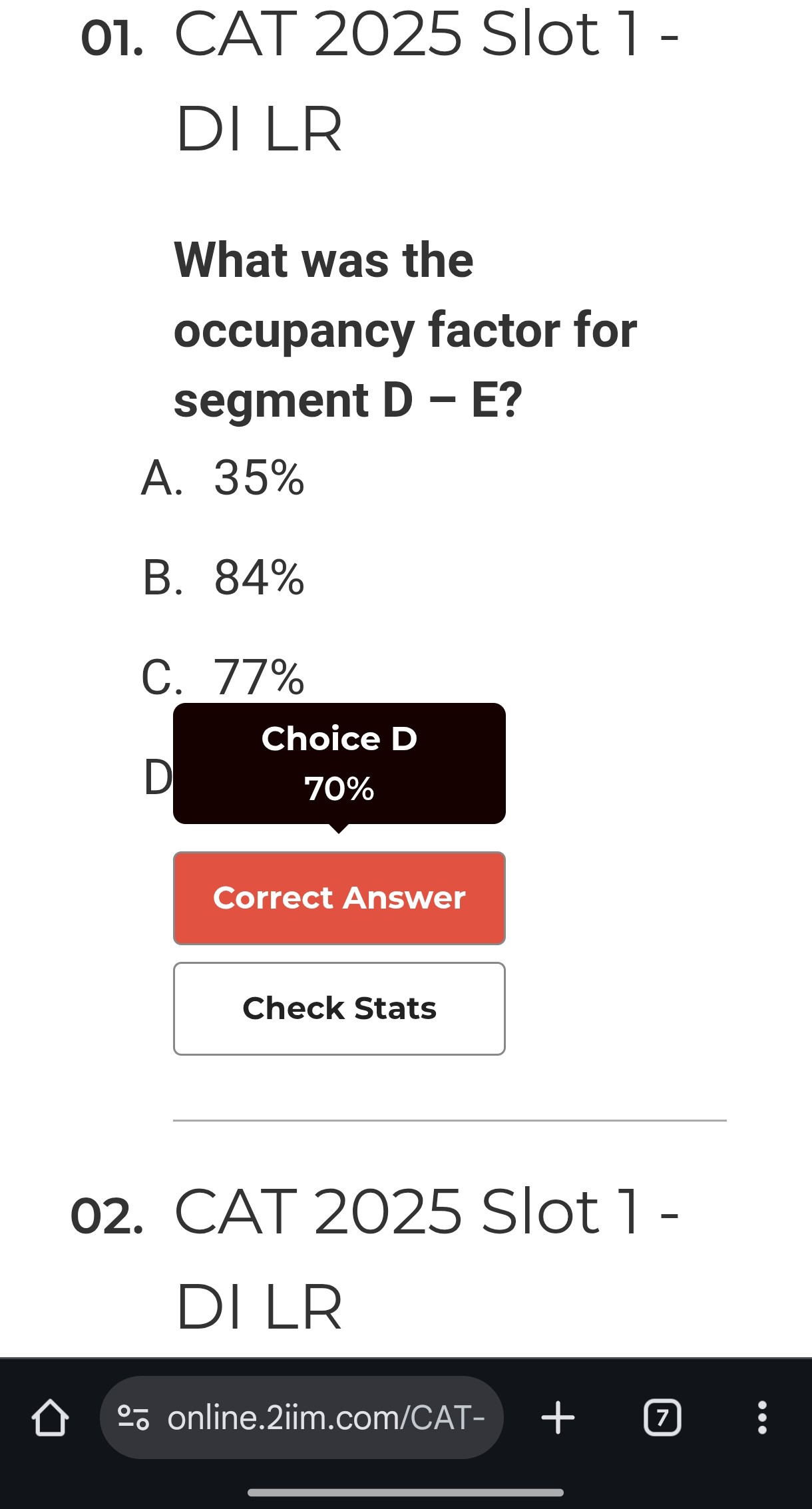 Question 1 verification correct