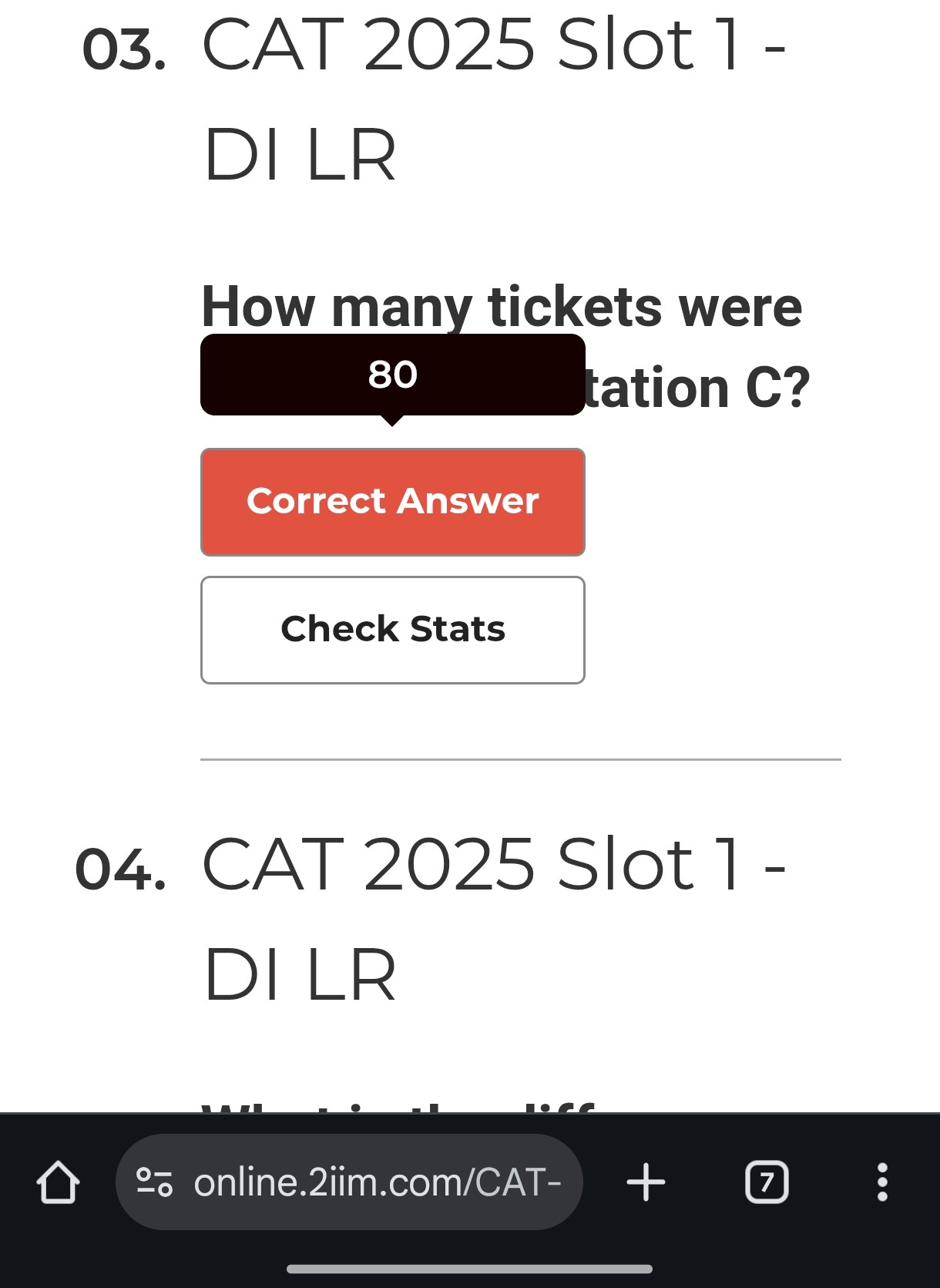 Question 3 verification correct